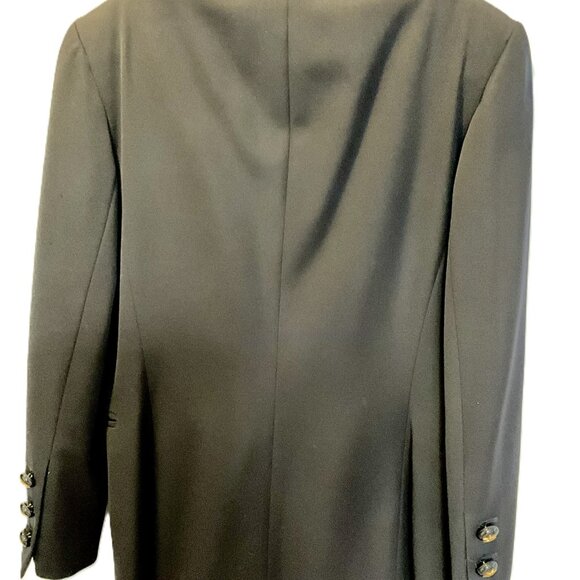 Escada by Margaretha Ley Vintage Wool Blazer with Gold Star Buttons - Picture 4 of 8